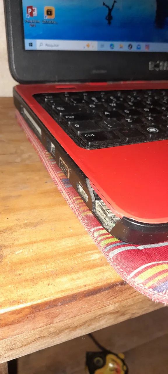 Notebook Dell Vermelho pra vender ou trocar em algo do meu interesse - Foto 4