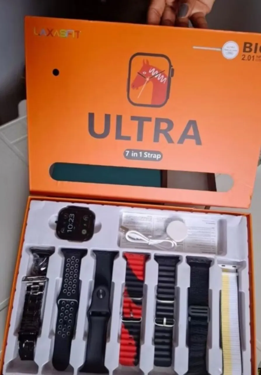 Relógio Smartwatch 9 Ultra 7 Pulseiras preço