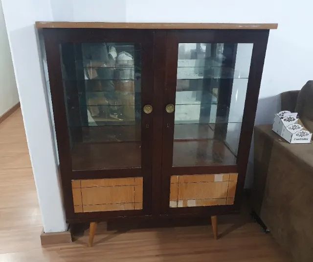 Cristaleira Vintage Anos 50 Para Reforma - Foto 6