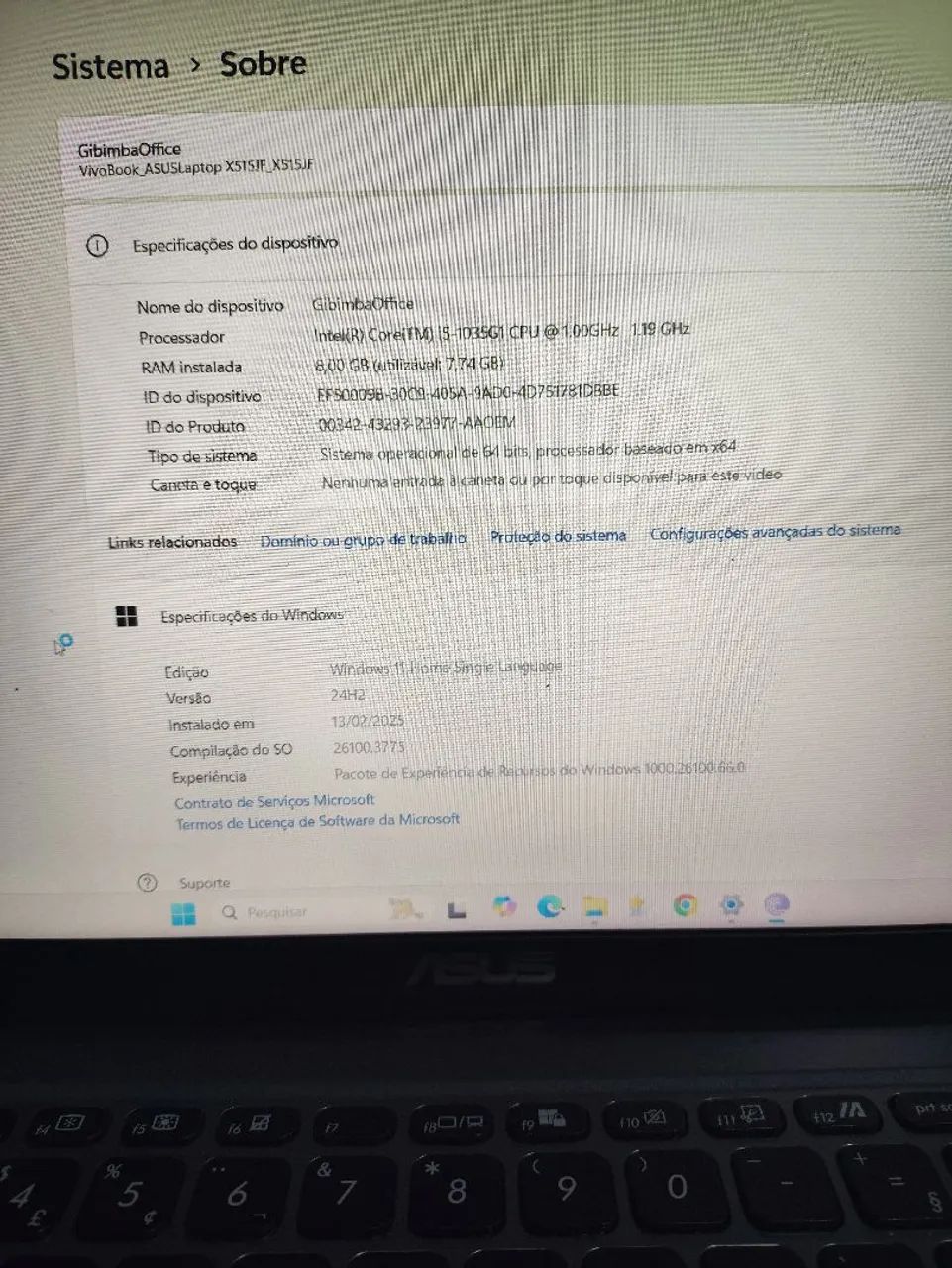 Notebook Asus i5 10° Geração  - Foto 4