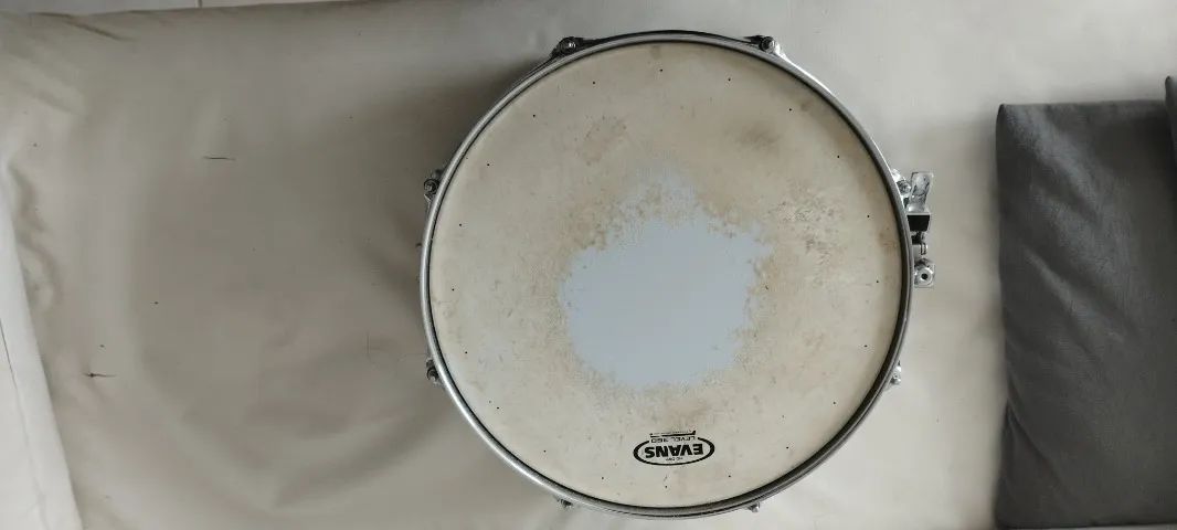 Caixa Pearl Sensitone 14x5,5 peles EVANS - Foto 4