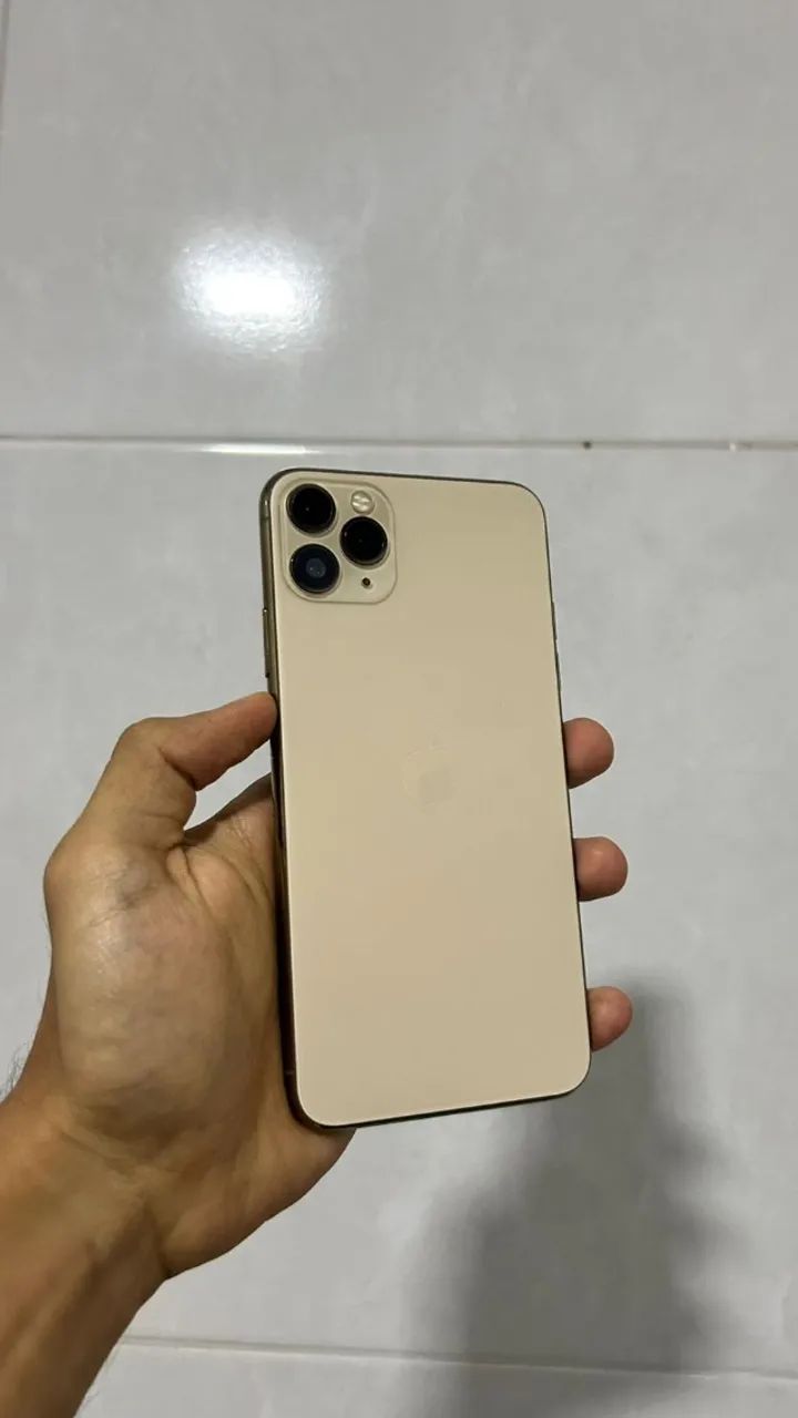 iphone 11 pro max 256gb gold seminovo 