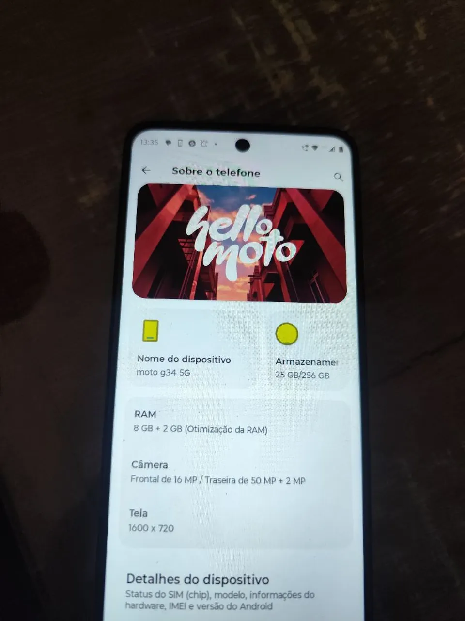 Motorola MotoG 34 5 g 256 gigas