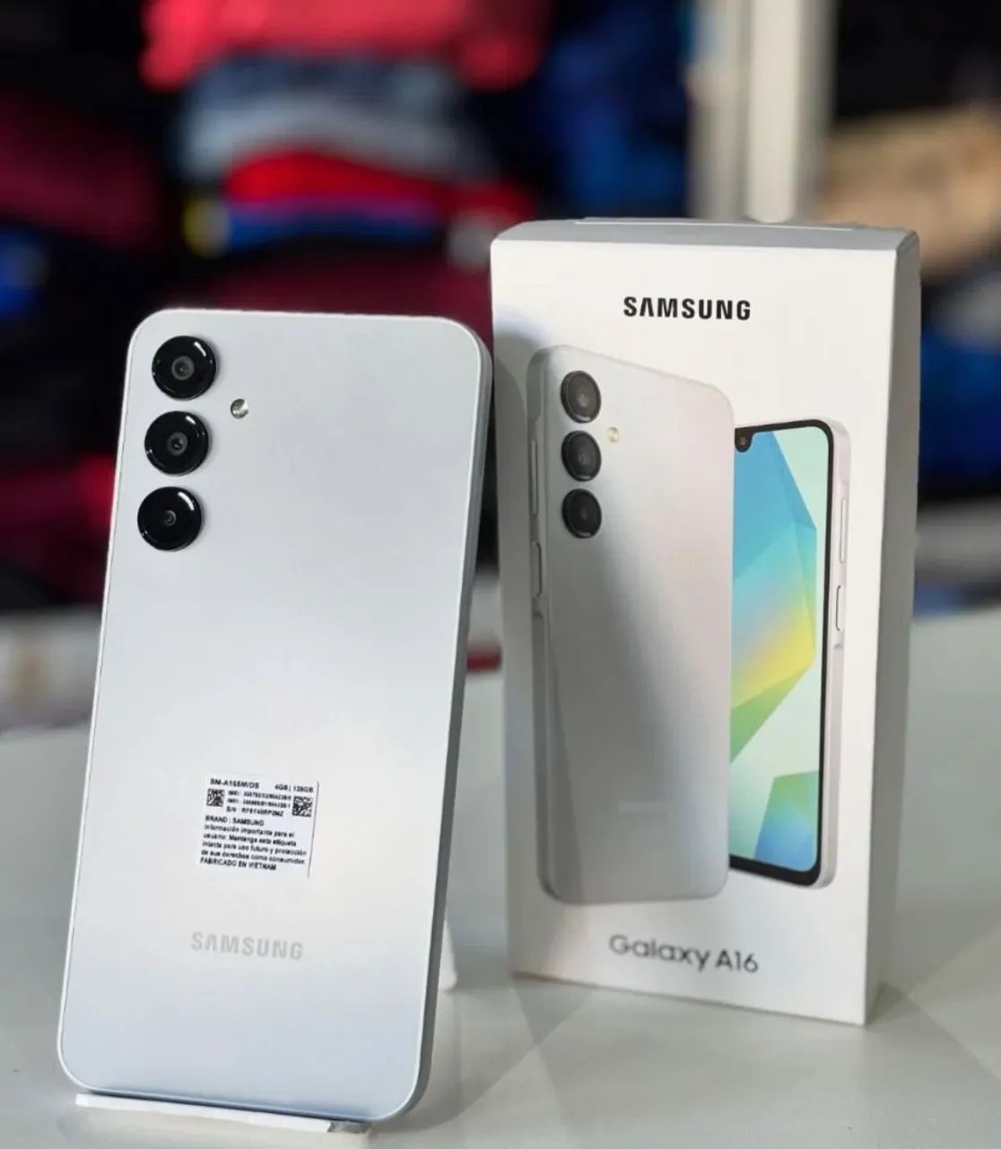 Samsung Galaxy A16 5G Cinza - Novo! - 128Gb/4Ram Fazemos Entrega
