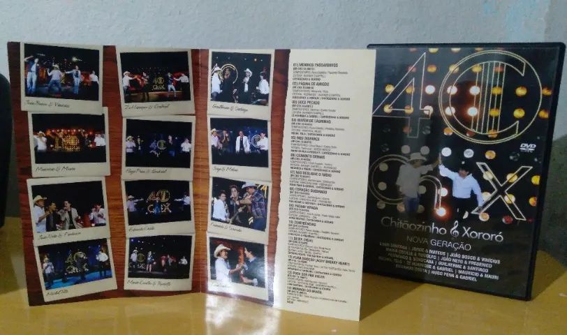 Dvd Chitãozinho E Xororó 40 Anos Nova Geração (sem Mídia) Estandar