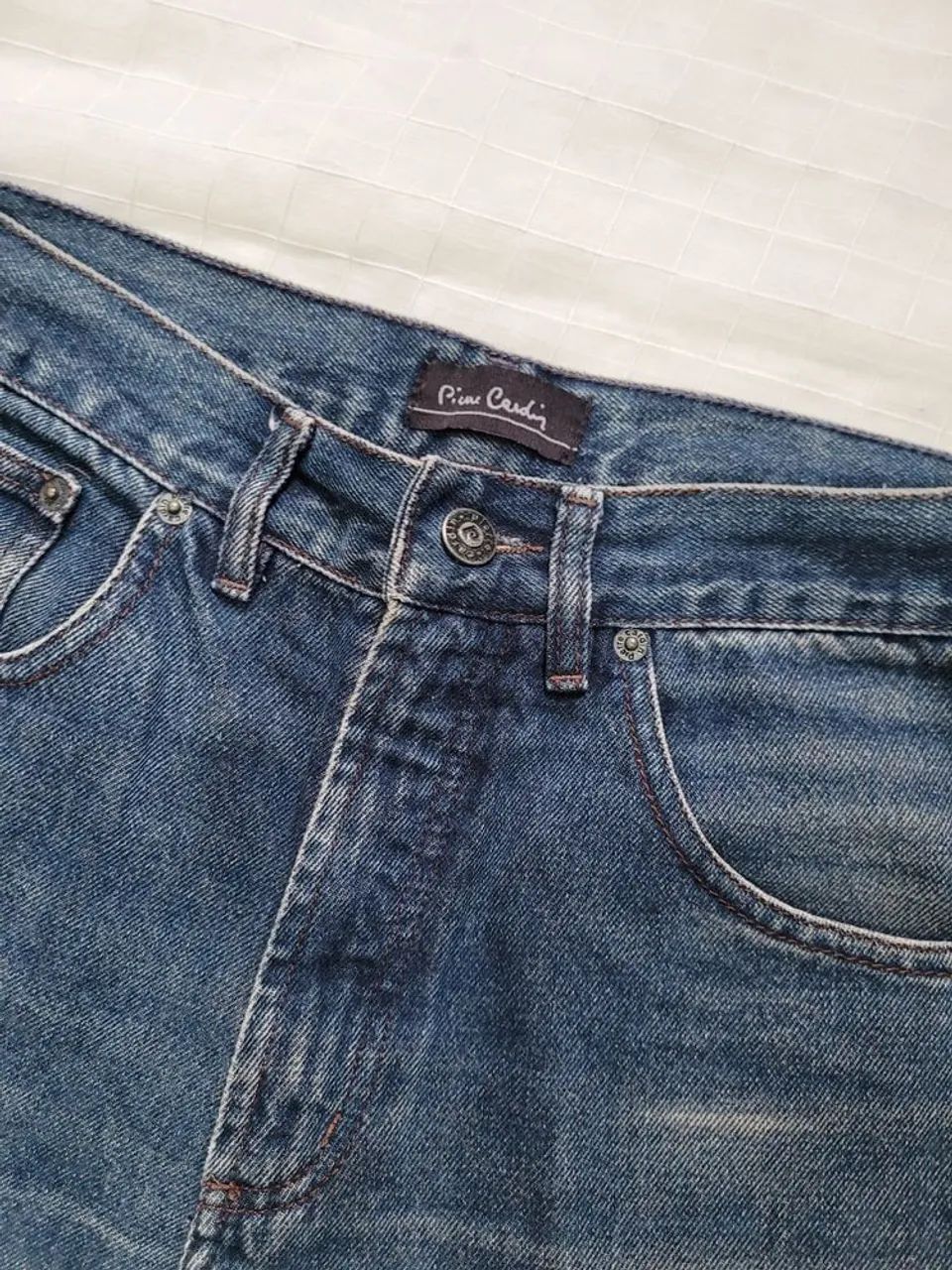 calça jeans vintage pierre cardin Tam 36 - Foto 4