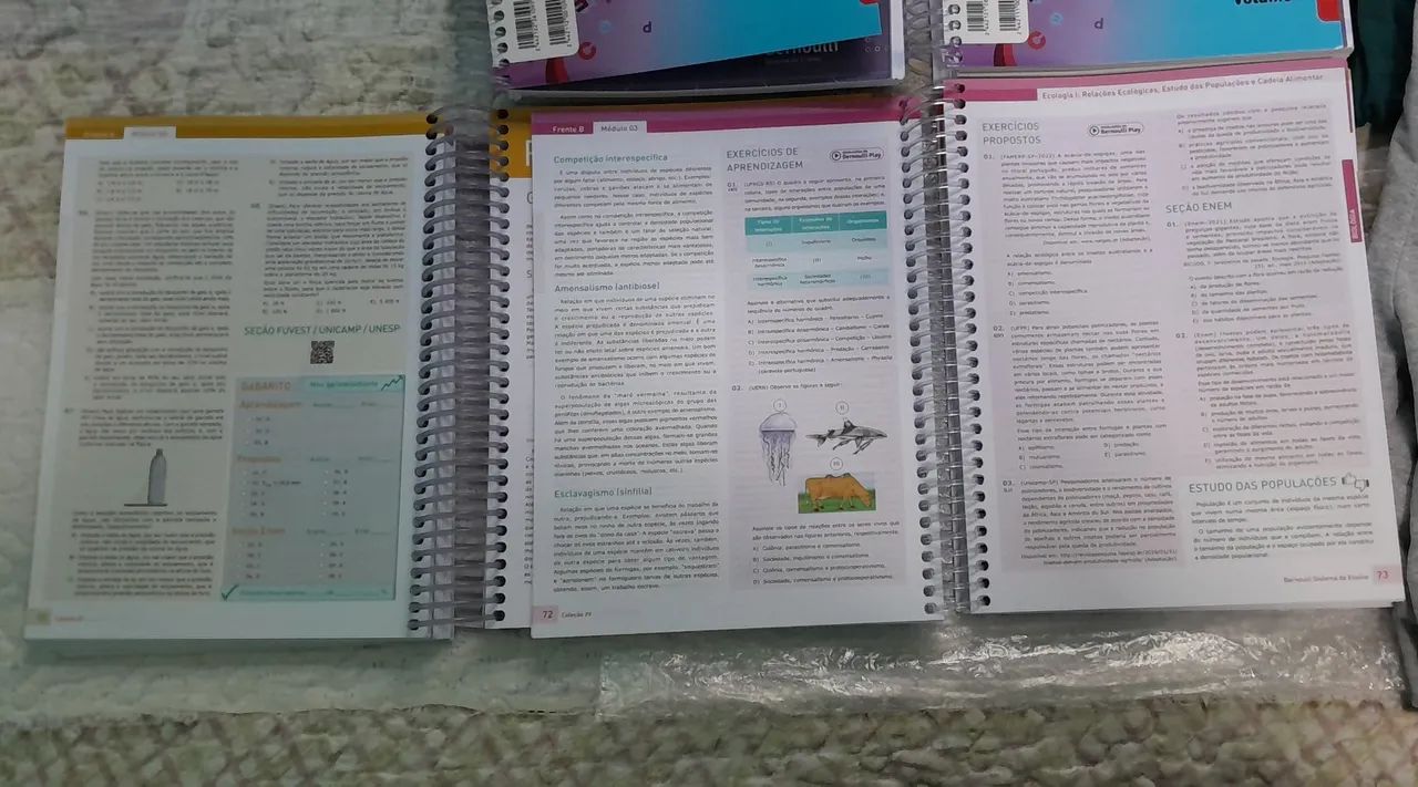 Kit Lusíadas pré enem com material Bernoulli completo - Foto 4