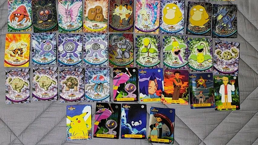 Cartas coleção pokemon anime edition 