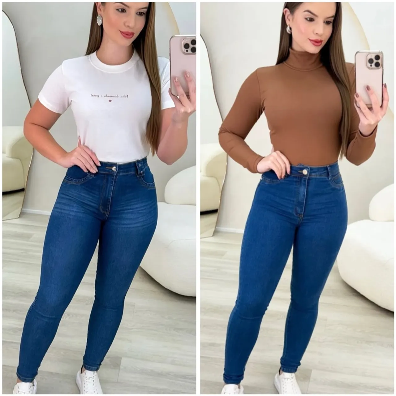 Calça Jeans Skinny (tam 34 ao 42)
