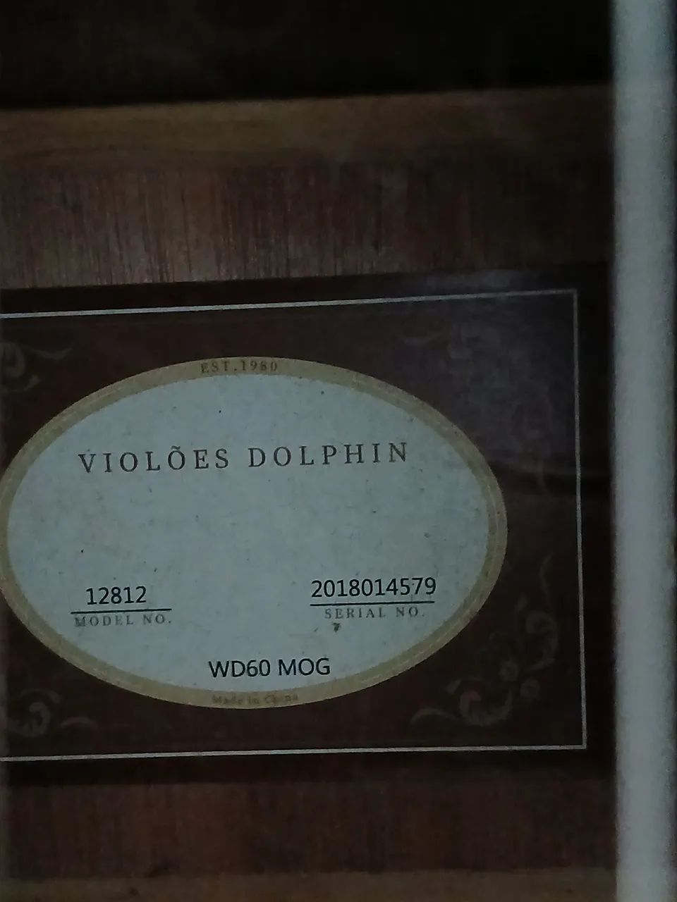 Violão eletroacustico Dophin Wd60 Folk - Foto 3