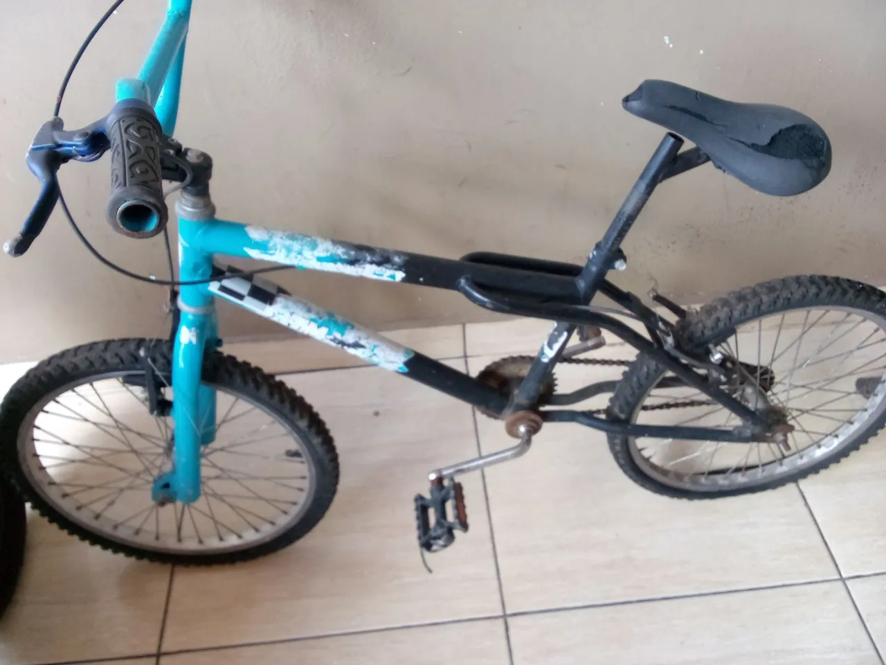Bicicleta azul