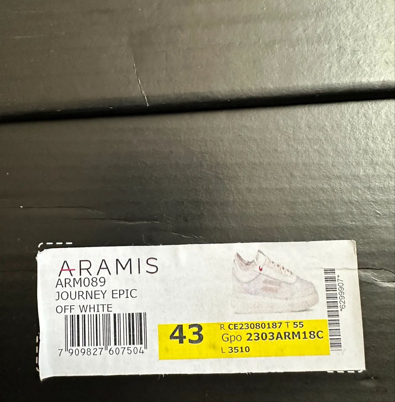 Tênis Aramis Journey Epic off white 43 - Foto 4