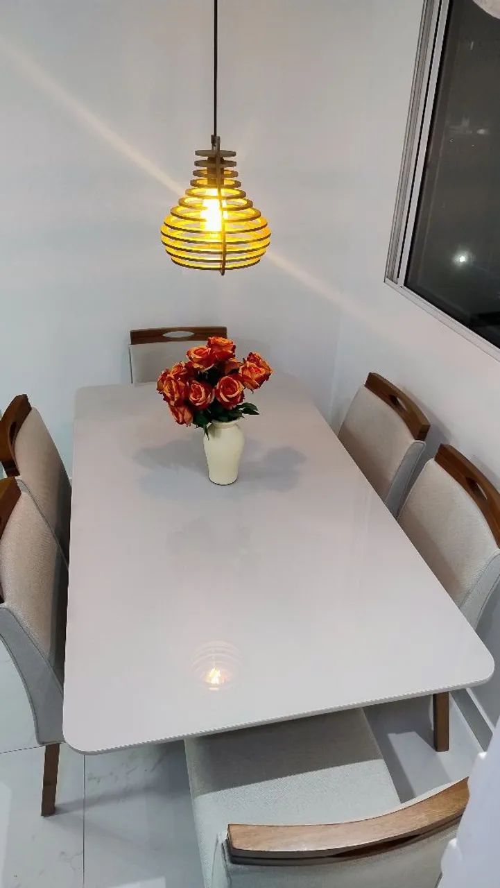 Vendo mesa com 6 cadeiras 64961600880641122