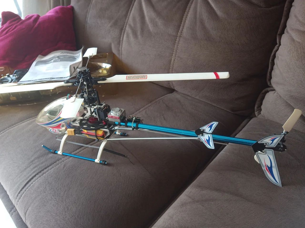 Helicóptero profissional 6 canais - Foto 4