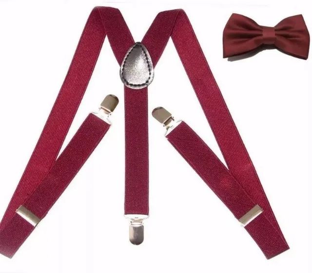 Kit Suspensório + gravata Borboleta Infantil Criança Festa Acessório Masculino Menino - Foto 3