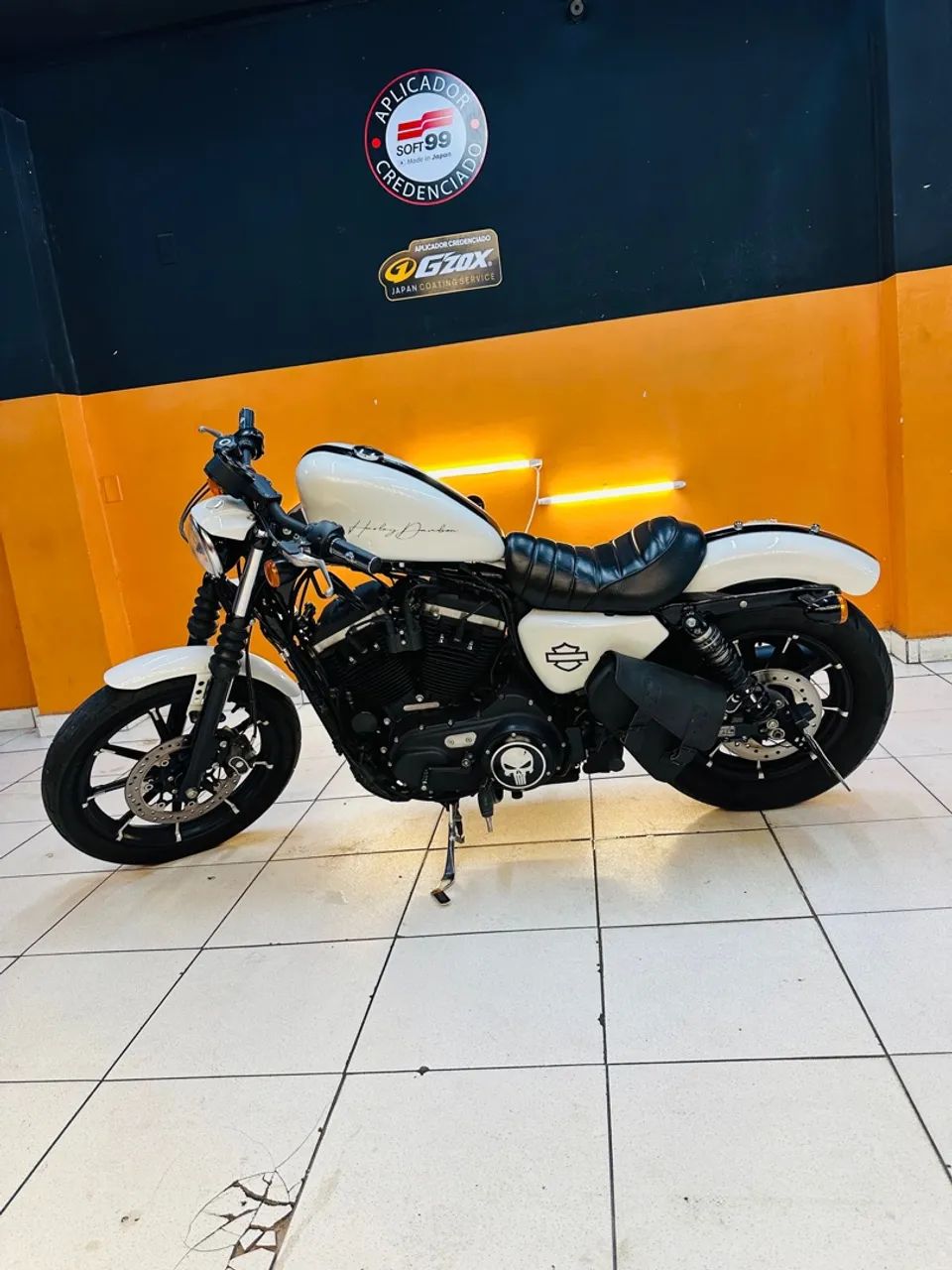 Harley XL 883N Iron novíssima (troco por carro) - Foto 2