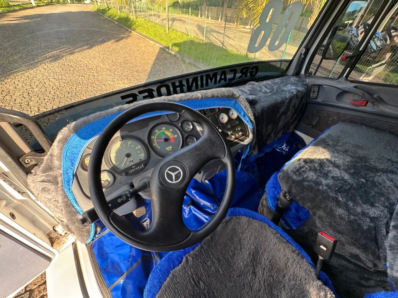 Caminhão MB 1318 2008 Caçamba toco apenas 126.000 Km extra Raridade  - Foto 9