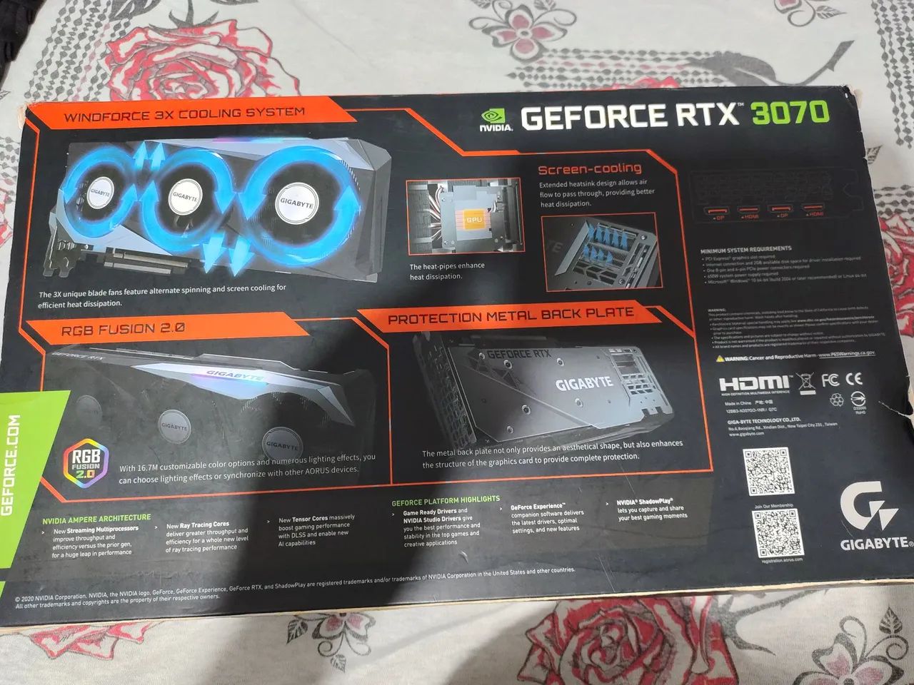 Placa de vídeo Gigabyte RTX 3070 - Foto 2