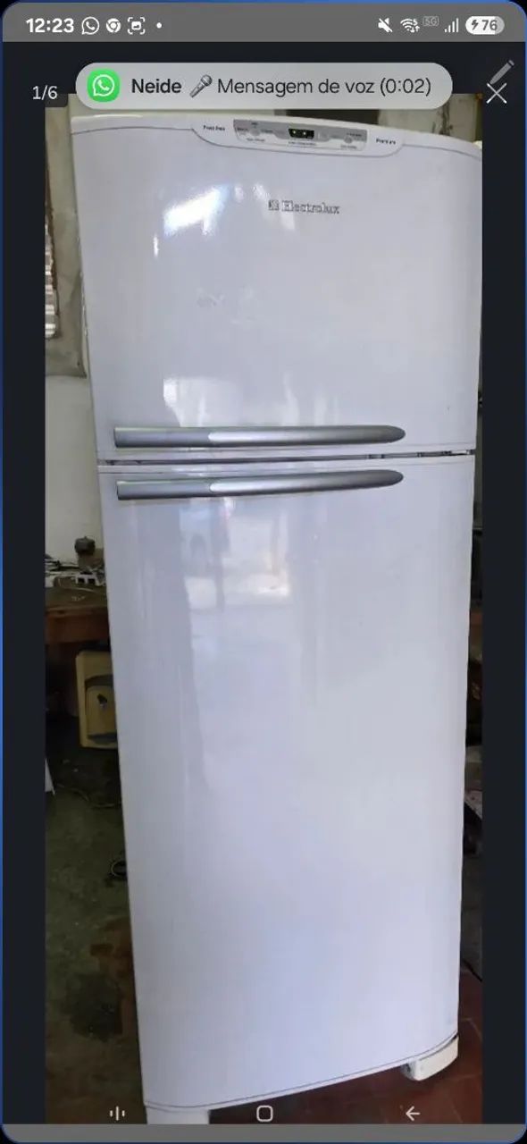 |Geladeira eletrolux 