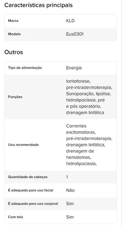 Aparelho de estética Manthus para tratamentos corporais - Foto 6