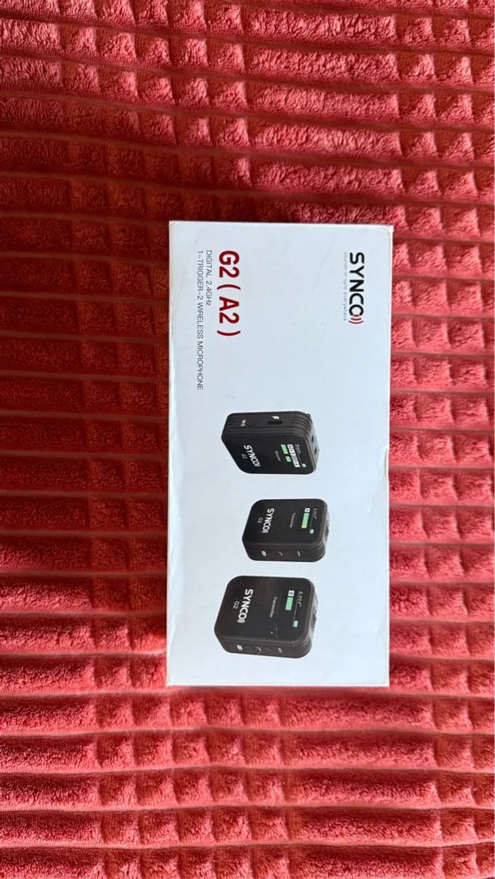 Microfone SYNCO G2 A2 seminovo completo  - Foto 3