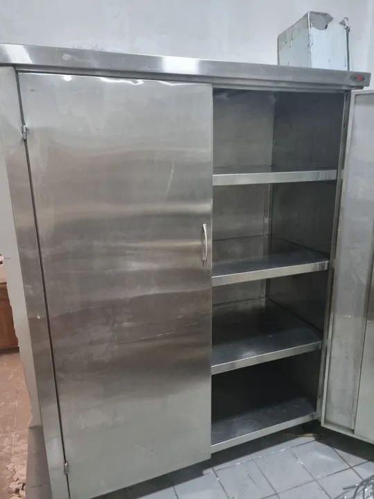Armário de Aço Inox - Ideal para Cozinha Industrial - Foto 2