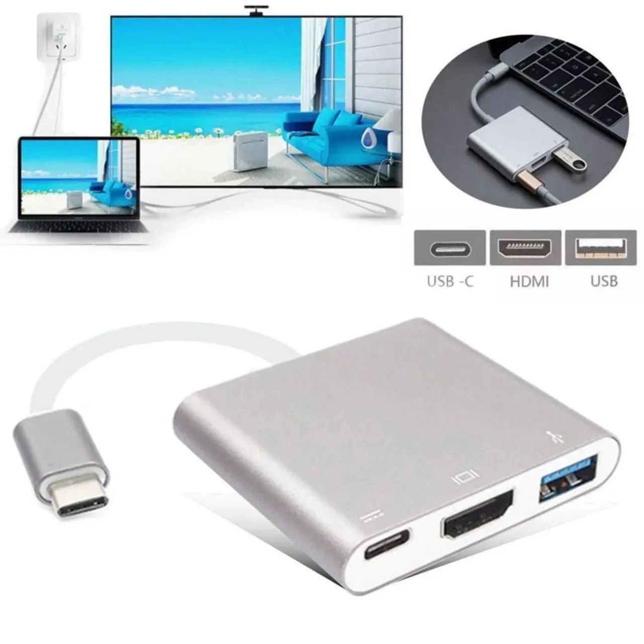 Cabo adaptador c para hdmi  - Foto 4