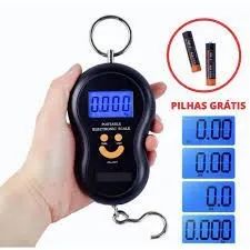 Balança Gancho Digital 50 Kg Portátil - Foto 4