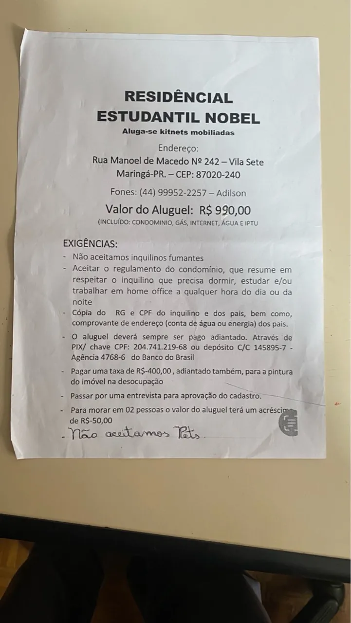 Alugo kit net mobiliada