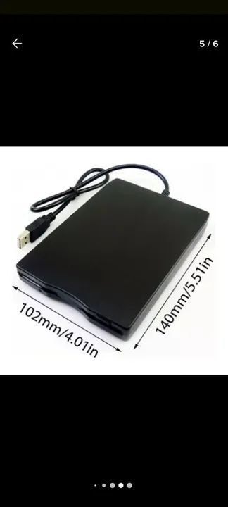 Drive de disquete externo Plug and Play - Foto 4