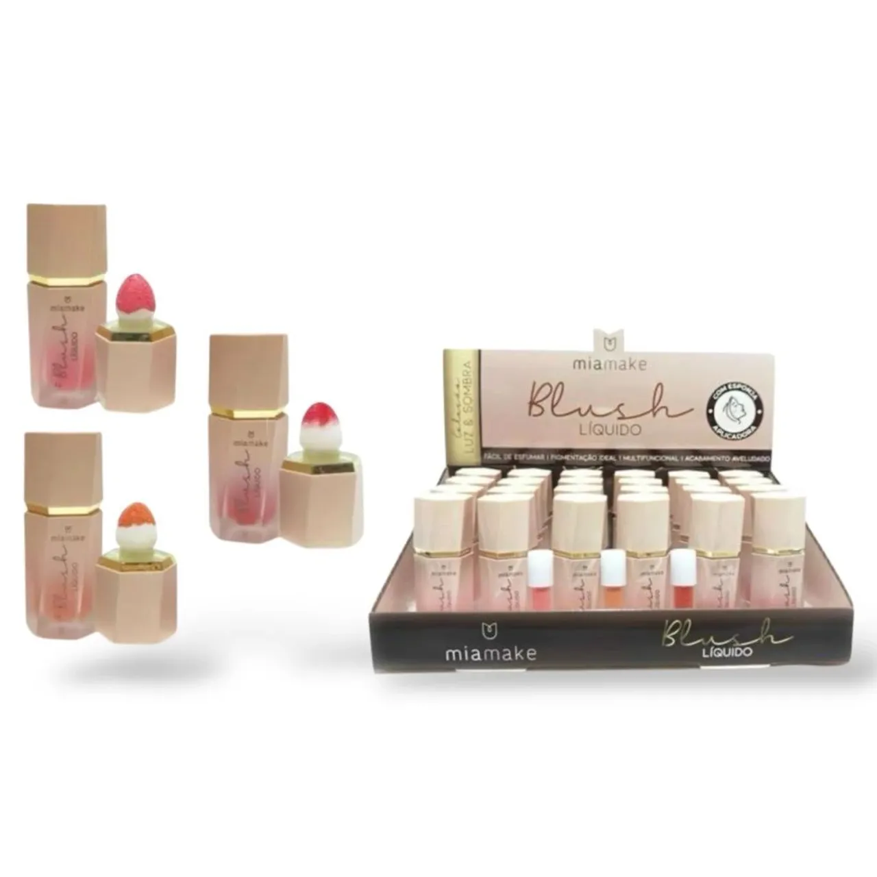 Blush Líquido Miamake - Perfeito para sua make!