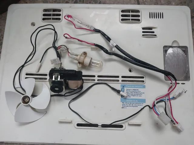 Rede Sensor Degelo Electrolux Df50 Original (usada) + Rede Sensor Ventilador 127v + Hélice - Foto 2