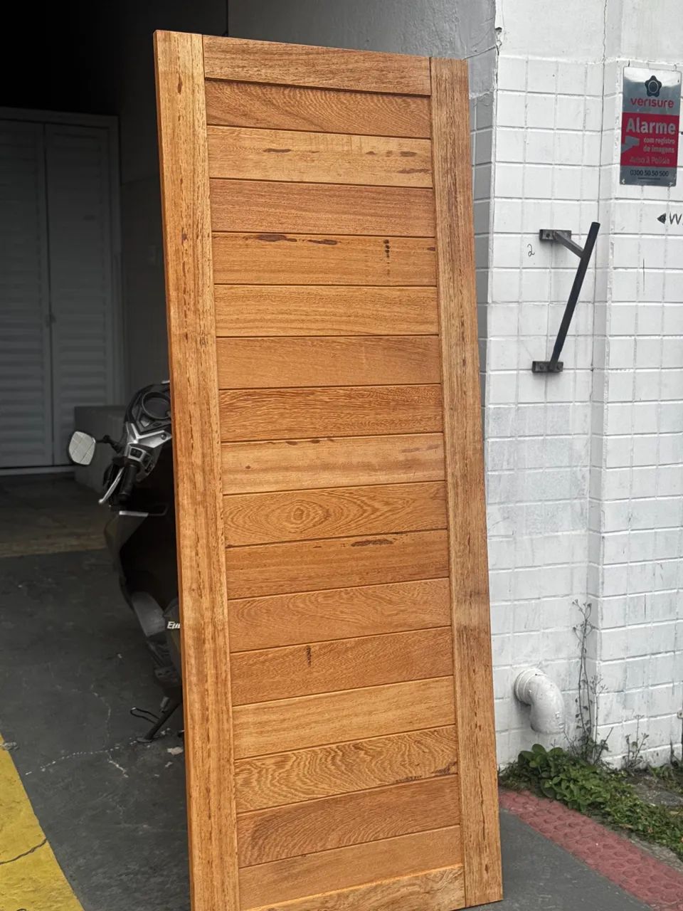 Portas de madeira angelim pedra 80cm - Super PROMOÇÃO  - Foto 5