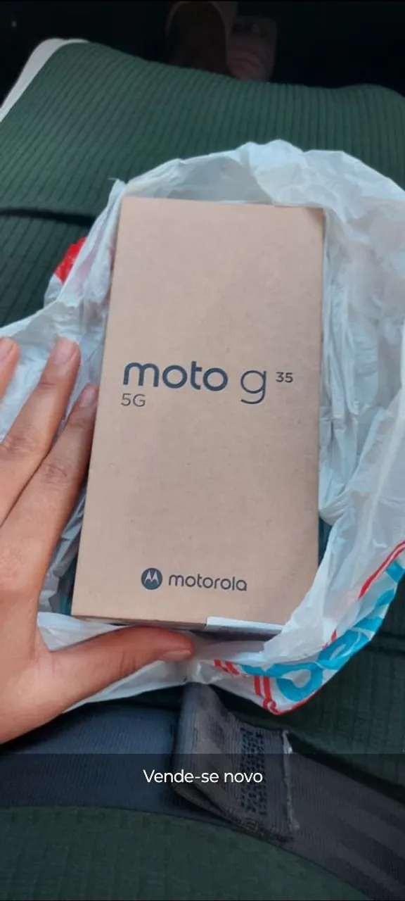 Vendo um Motorola g 35 novo com todos os acessórios