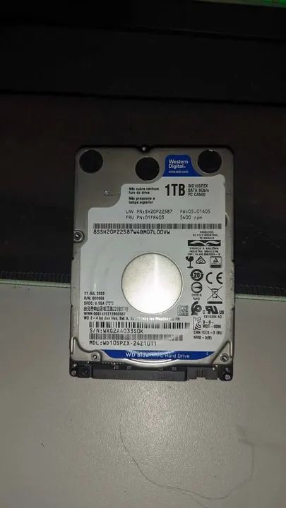 HD 1TB SATA Western Digital Blue