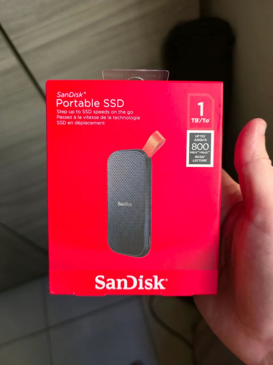 HD Externo SanDisk SSD 1TB (NOVO-LACRADO)
