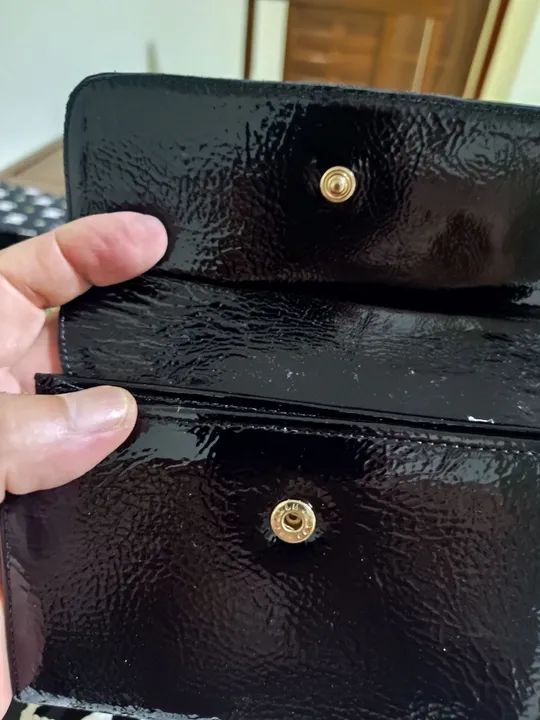 Bolsa de mão preta - Foto 4