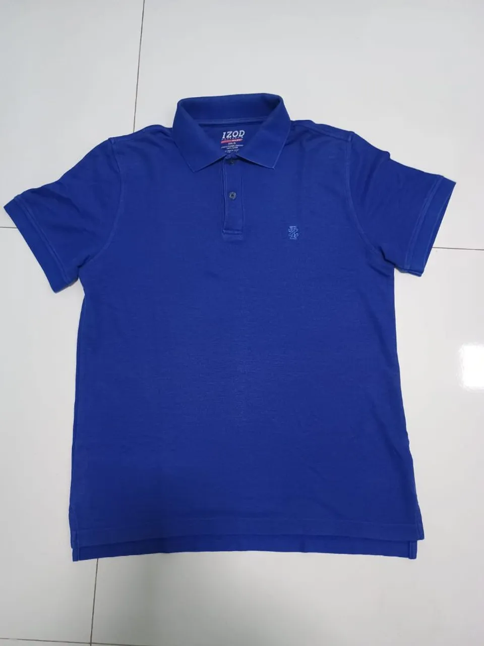 Camisa Polo Izod Azul Masculina