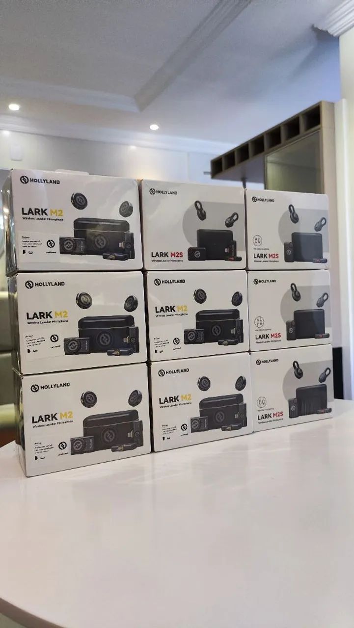 Microfones Hollyland LARK M2 Duo Combo Lacrado 