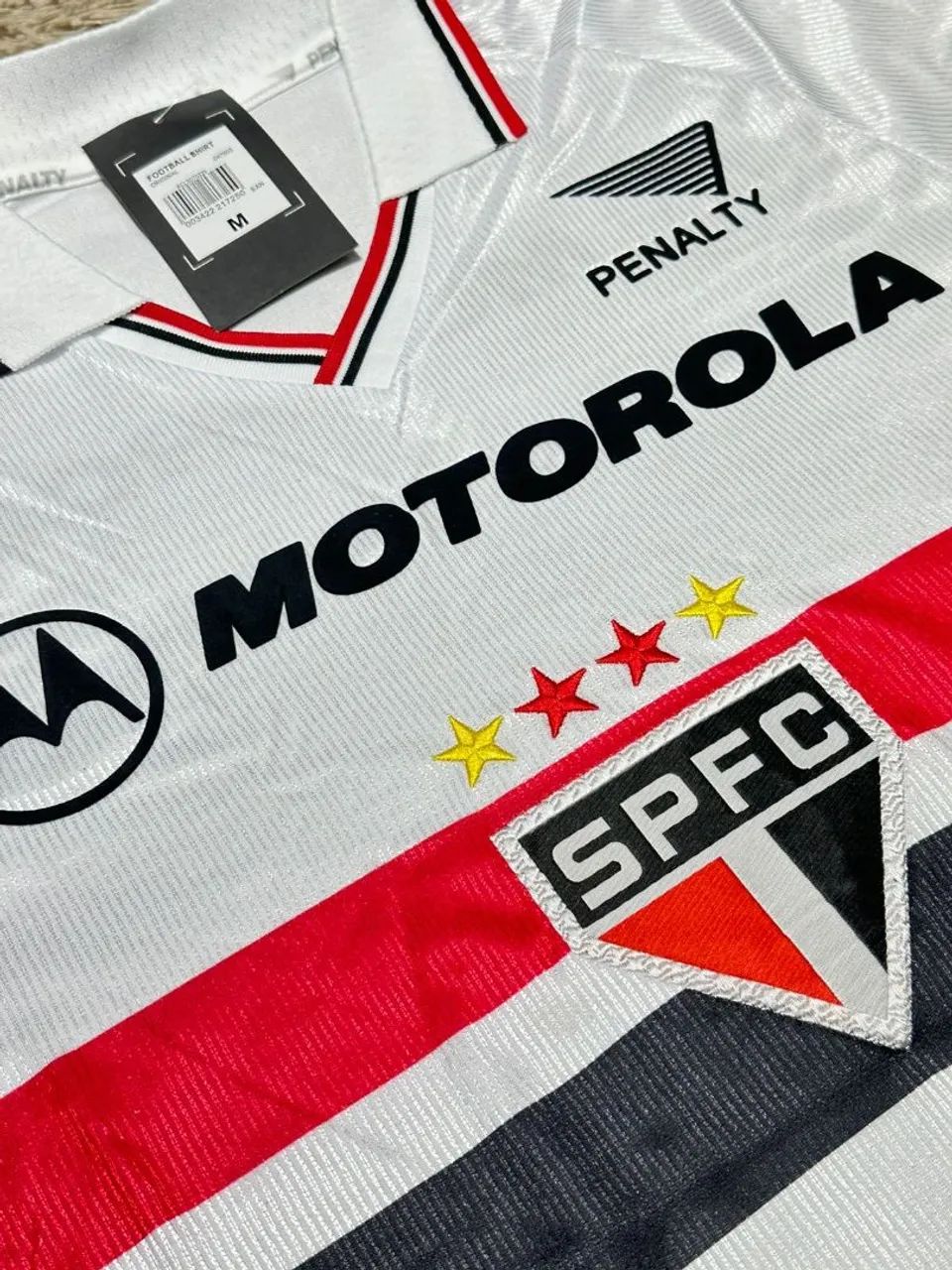 Camisa São Paulo Futebol Clube - Manga Curta - 2000 - Foto 3