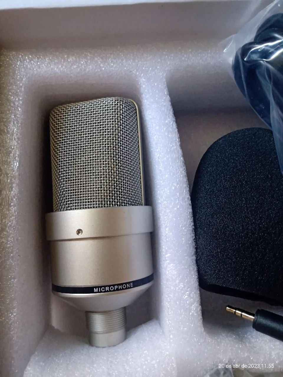 Microfone condensador profissional 64407621546881121
