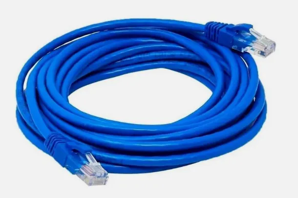 Cabo De Rede Cat5 10 Metros Patch Cord Rj45 Lan Internet