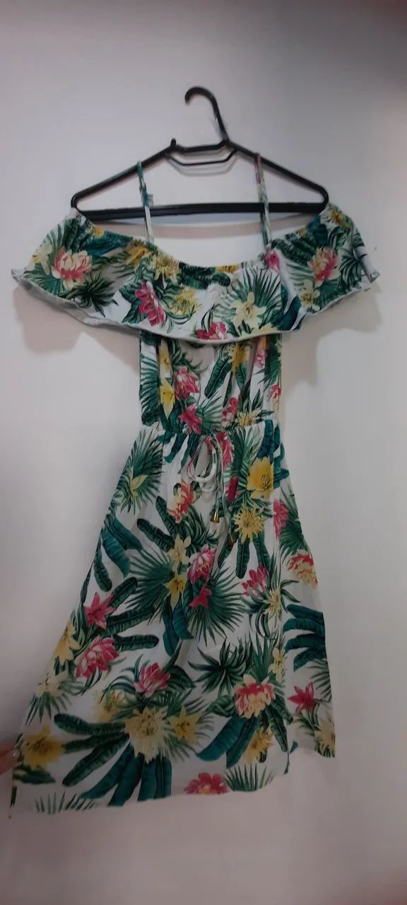 Vestido de Tecido Floral curto  - Foto 2