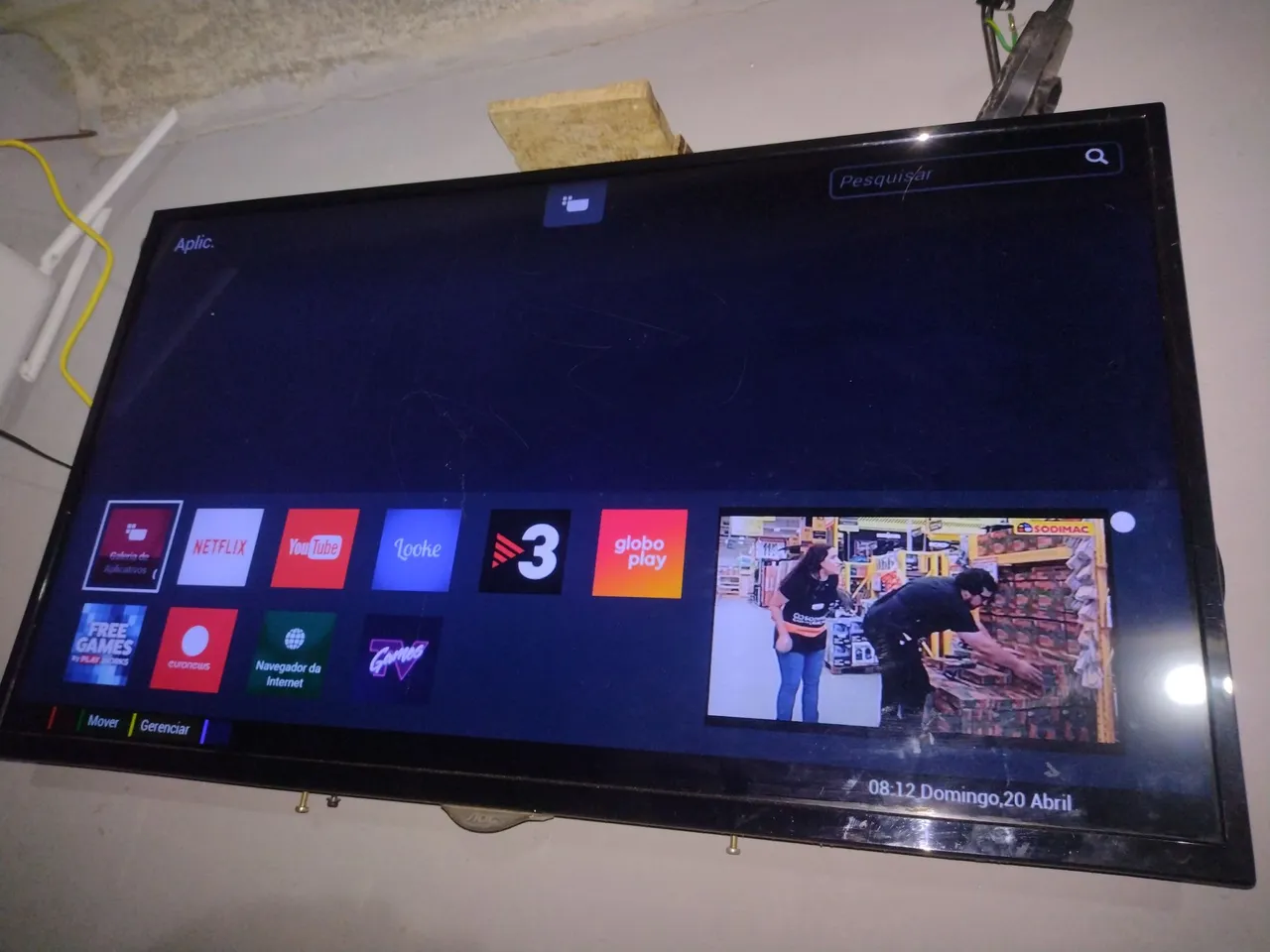 Vendo tv smart AOC 32 polegadas em perfeito estado