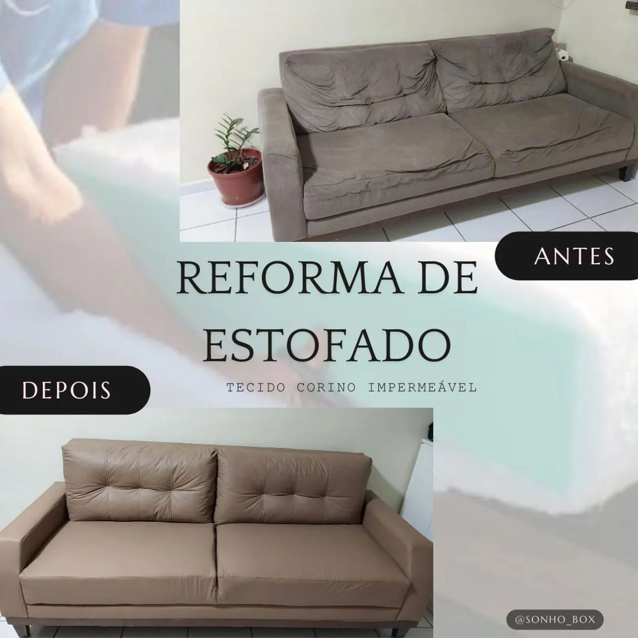 Reforma de sofa estofado em geral  - Foto 2