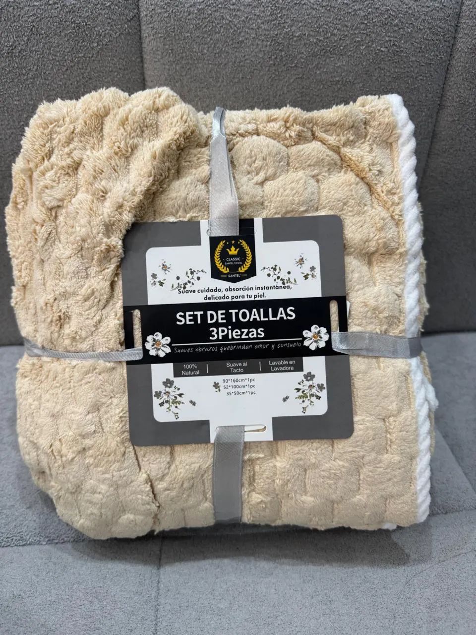 KIT 3 TOALHAS DE BANHO IMPORTADAS - Foto 2
