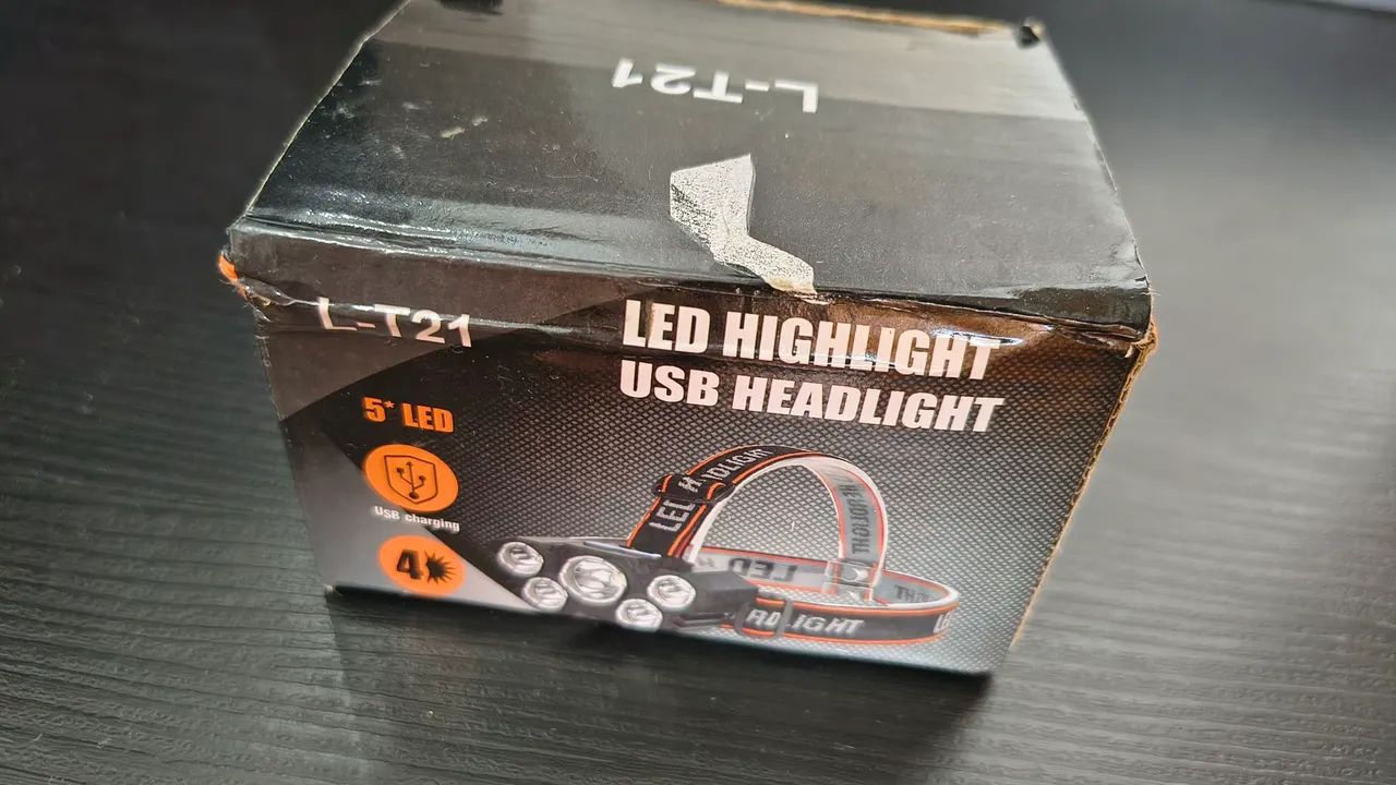 LED HIGHLIGHT/USB HEADLIGHT L-T 21 - Foto 4