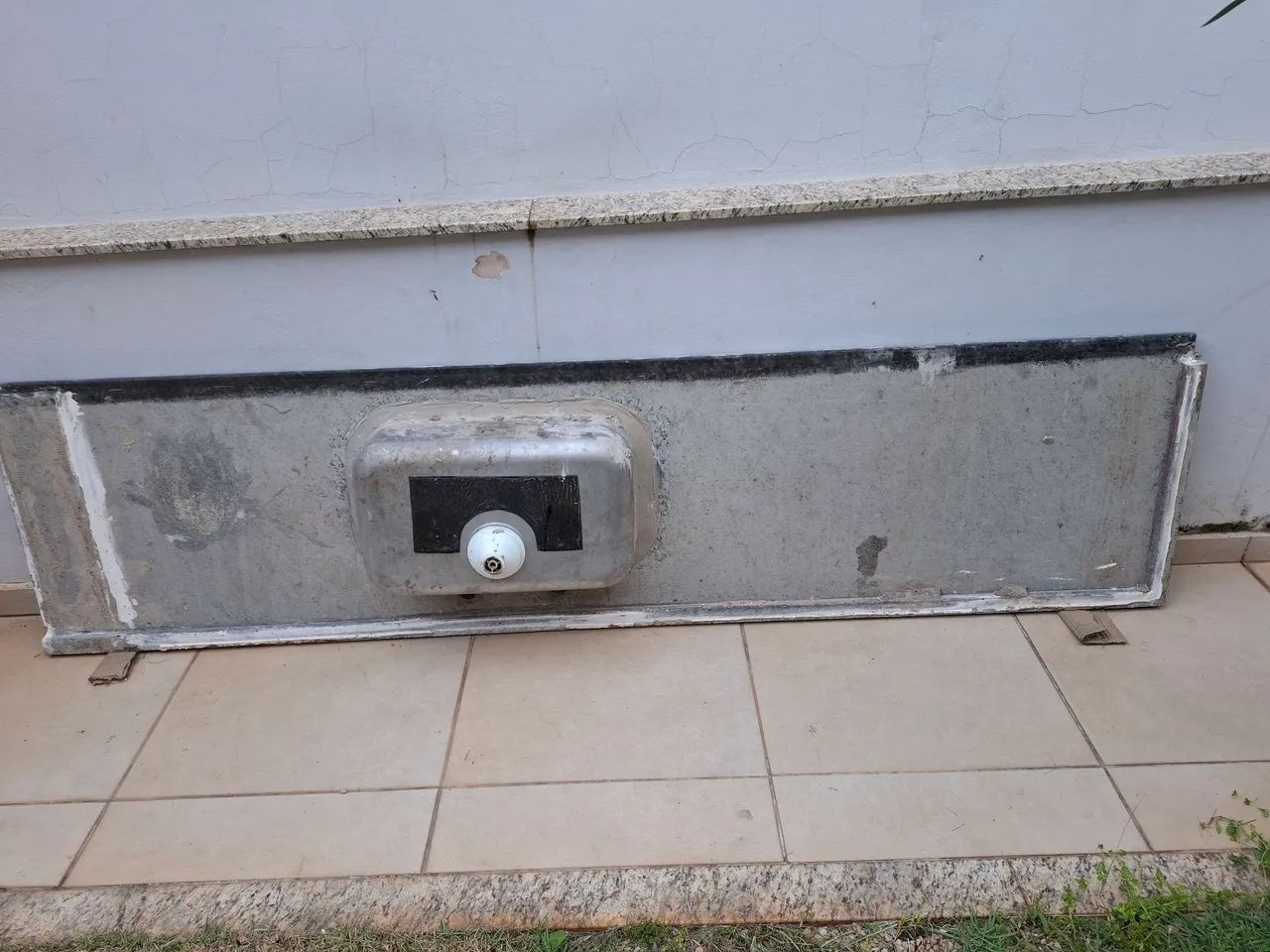 Conjunto de Pia e bancada de granito verde ubatuba - Foto 3