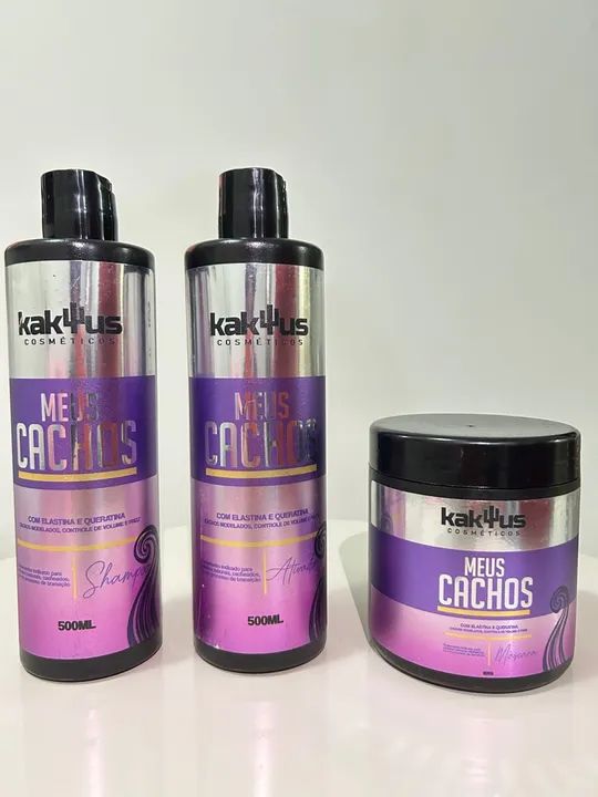 Kit Cabelo Cacheados - Shampoo e Condicionador - Kaktus Cosmetics