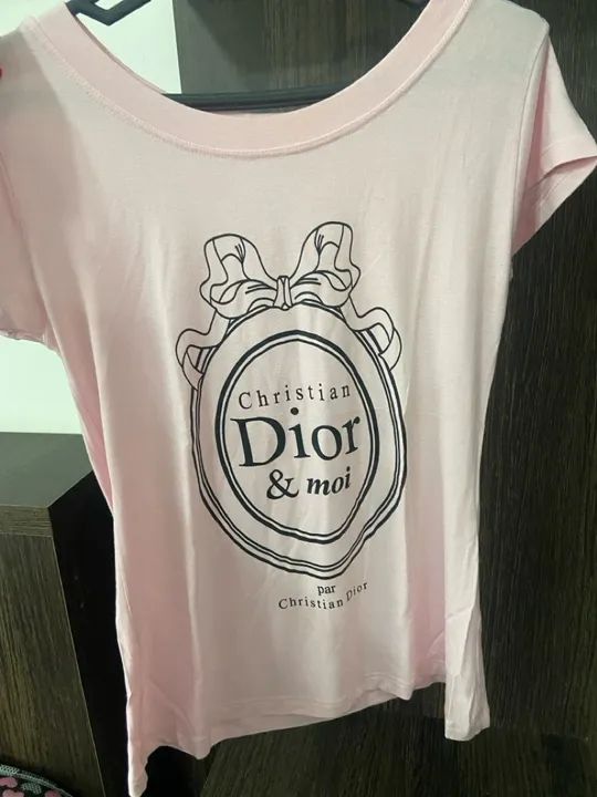 Camiseta Dior & Moi Rosa - Foto 2